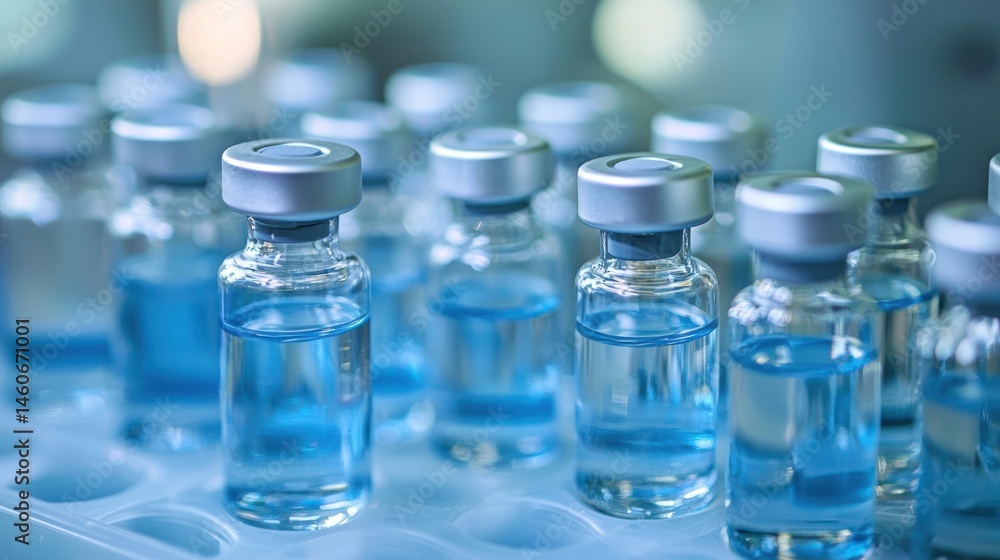 Vaccine laboratory with scientists developing new vaccines Vaccine laboratory with scientists developing new vaccines