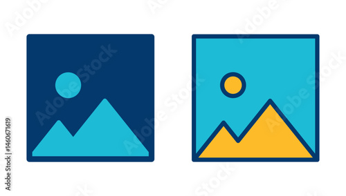 Free Download Picture icon vector isolated on white background. Picture vector icon. photo gallery icon vector - GFXLoad
