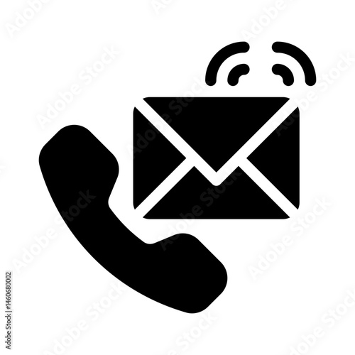 contact glyph icon