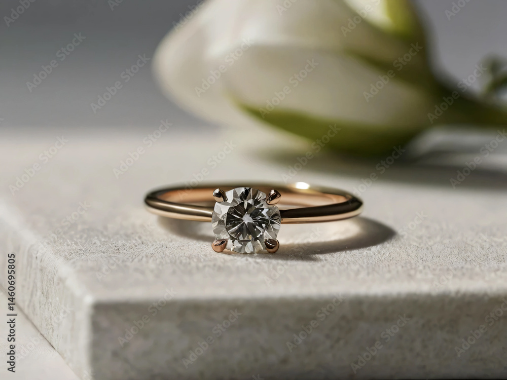 Wedding ring crafted with a radiant diamond. Wedding ring crafted with a radiant diamond.