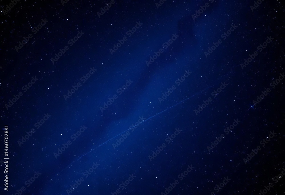 Fototapeta premium Dark blue night sky background, countless twinkling stars, infinite space , vastness, abstract