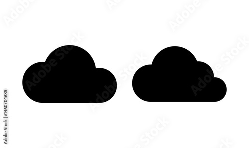 Cloud icon logo design. cloud sign and symbol