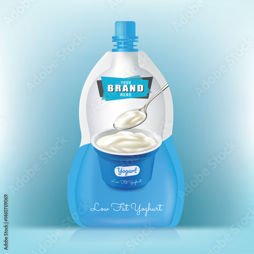 Design packaging for yogurt bags