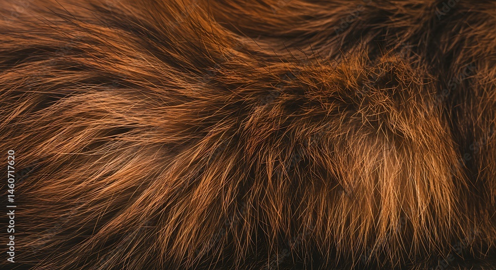 Naklejka premium Auburn Whispers AI Generated
