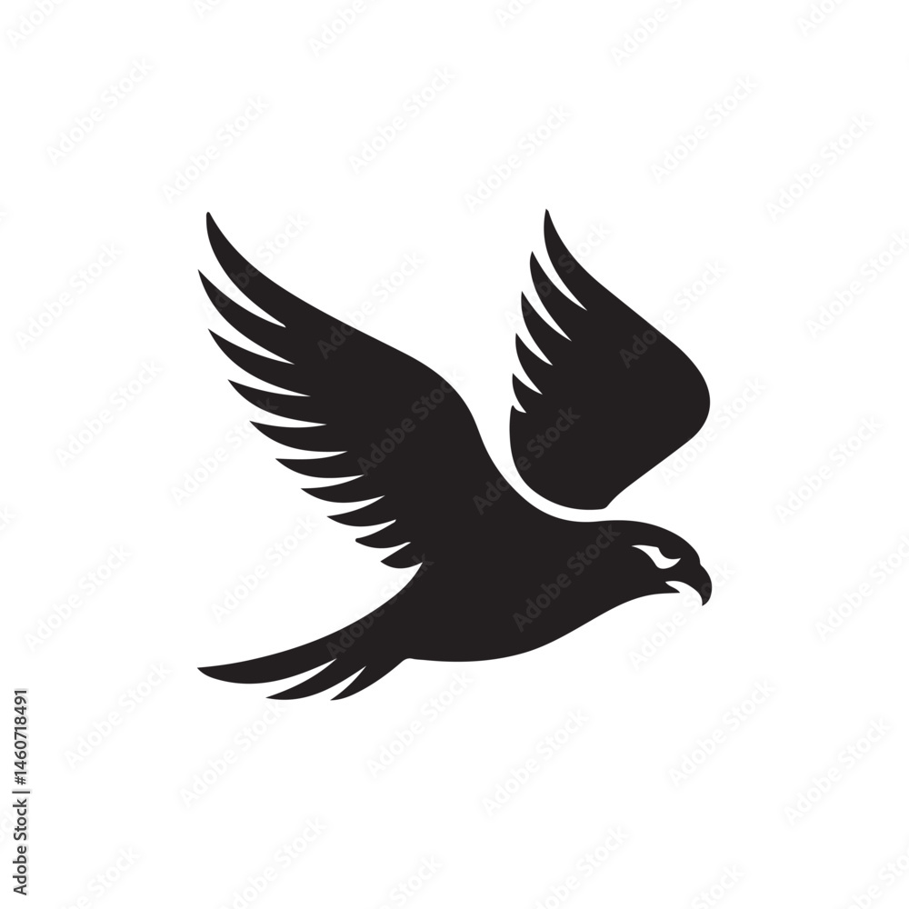 Obraz premium bird icon silhouette vector illustration