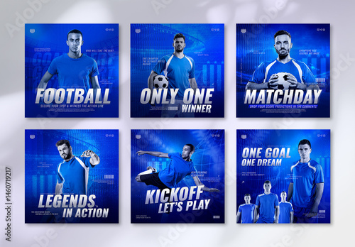 Sport Football Club League Social Media Post