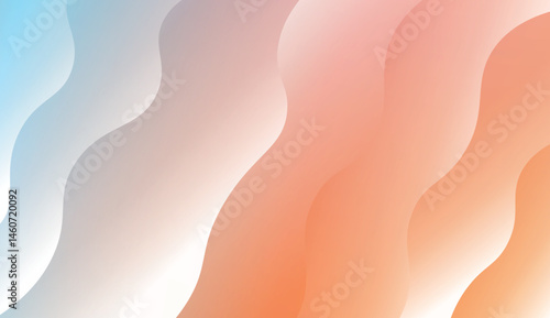Wave Modern Background. For Your Design Wallpaper, Presentation, Banner, Flyer, Cover Page, Landing Page. Vector Illustration with Color Gradient.