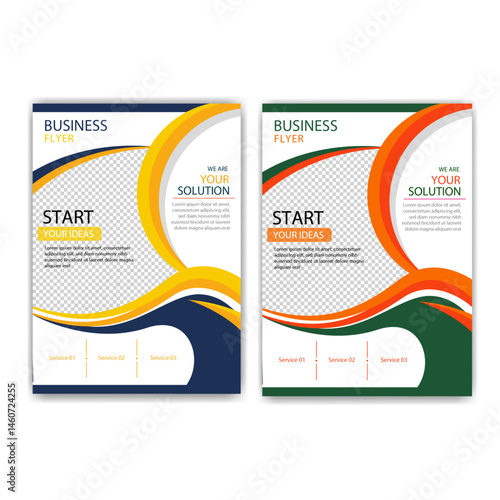 Creative Corporate & Business Flyer Brochure Template Design, abstract business flyer, vector template design. Brochure design, cover, annual report, poster, flyer
