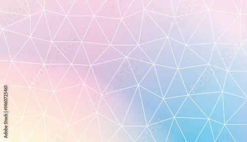 Triangles mosaic cover. Modern design for you business, project. Vector illustration. Blurred Background, Smooth Gradient Texture Color.