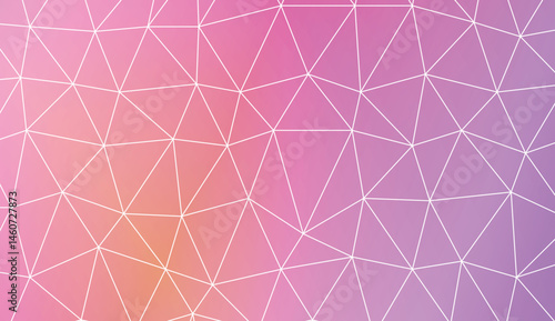 Modern elegant background with polygonal elements. For interior wallpaper, smart design, fashion print. Vector illustration. Creative gradient color.