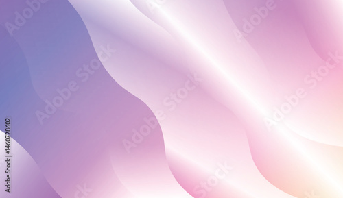 Modern Wavy Background. For Template Cell Phone Backgrounds. Vector Illustration with Color Gradient.