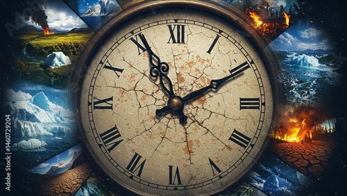 Wallpaper Mural Climate Change Time Concept Torontodigital.ca