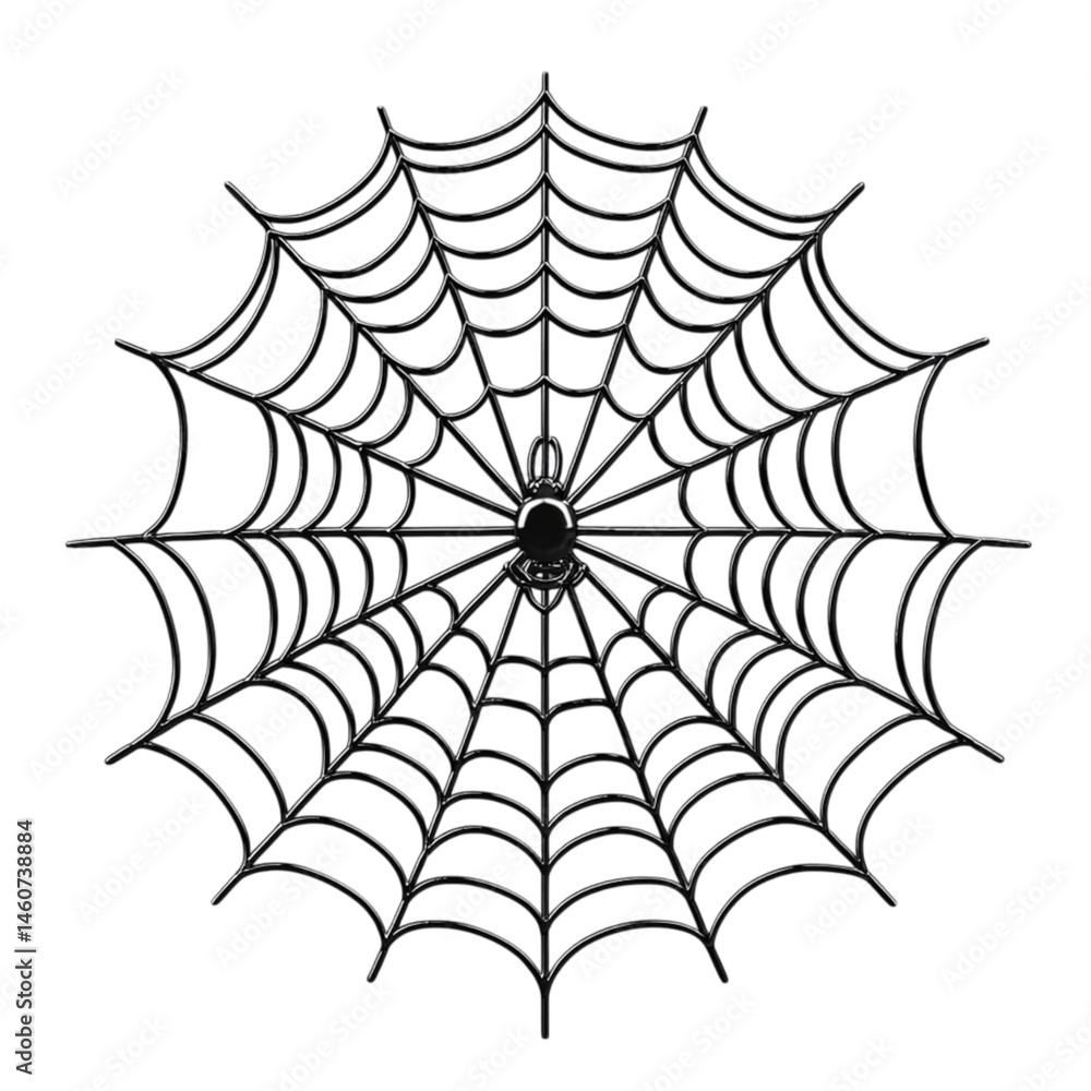 Obraz premium Spiderweb with black, intricate, and design.
