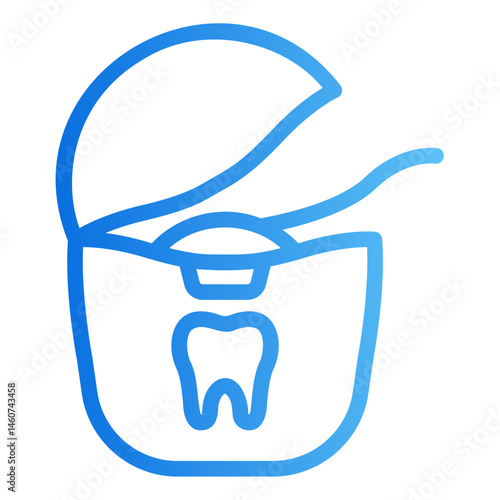 dental floss Gradient icon