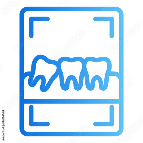 x ray Gradient icon