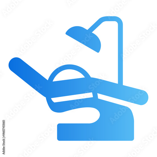 dentist chair Gradient icon