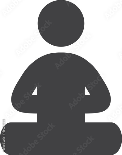 Seated Spinal Twist Yoga Icon