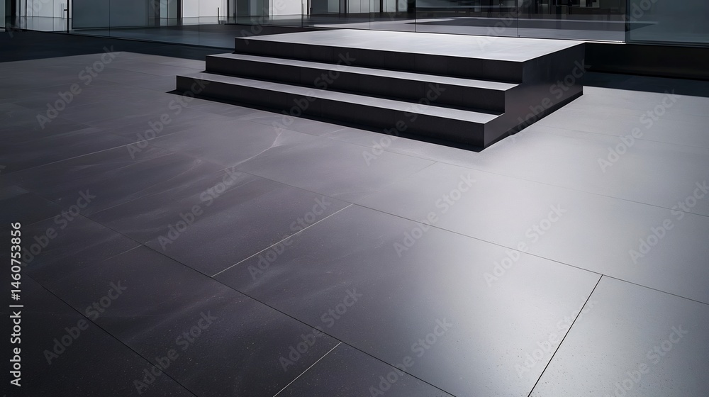 Obraz premium Modern steps and flooring