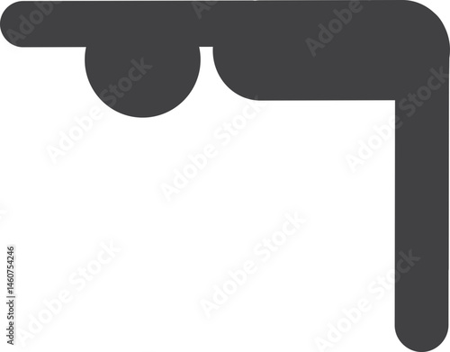 Cobra Pose Yoga Icon Vector Illustration