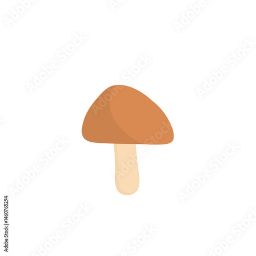 Shiitake mushroom illustration