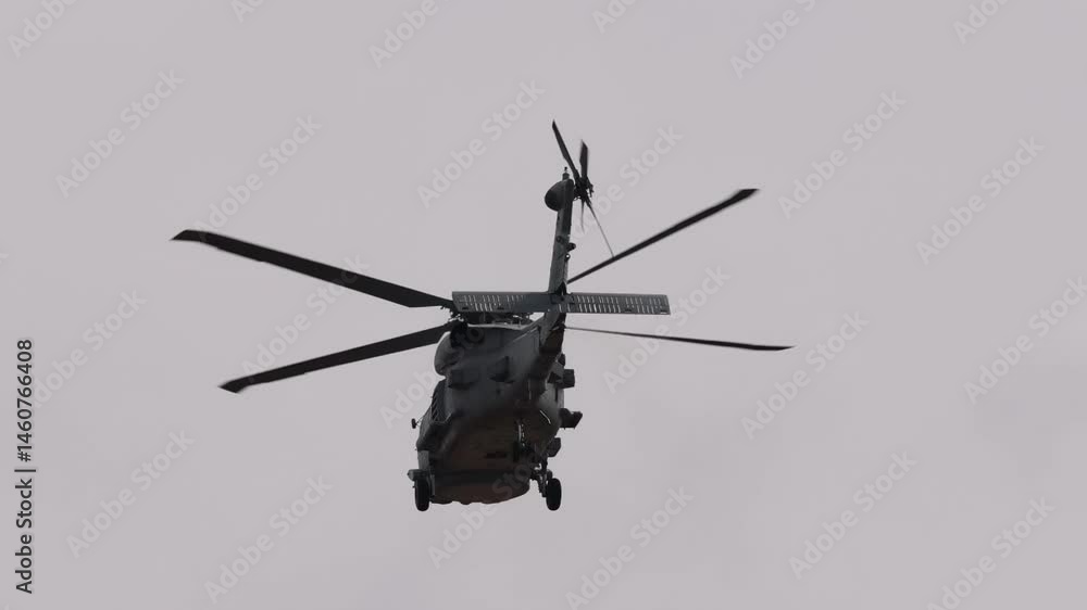 Military Helicopter Maneuvering at Avalon Airshow Military Helicopter Maneuvering at Avalon Airshow