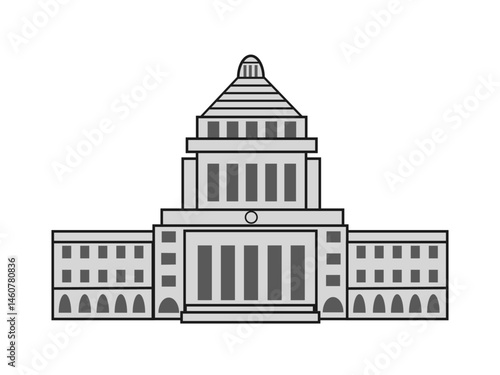 シンプルな国会議事堂