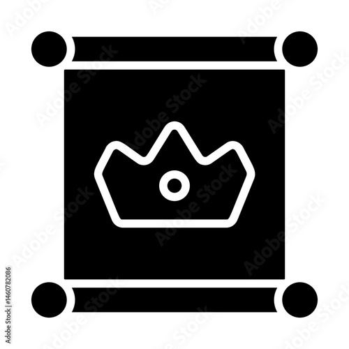 Royal Proclamation Solid Icon