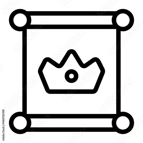 Royal Proclamation Line Icon