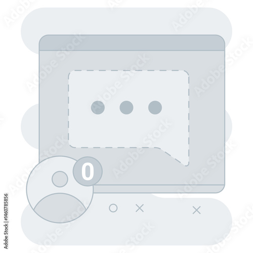 Empty Comment Illustration