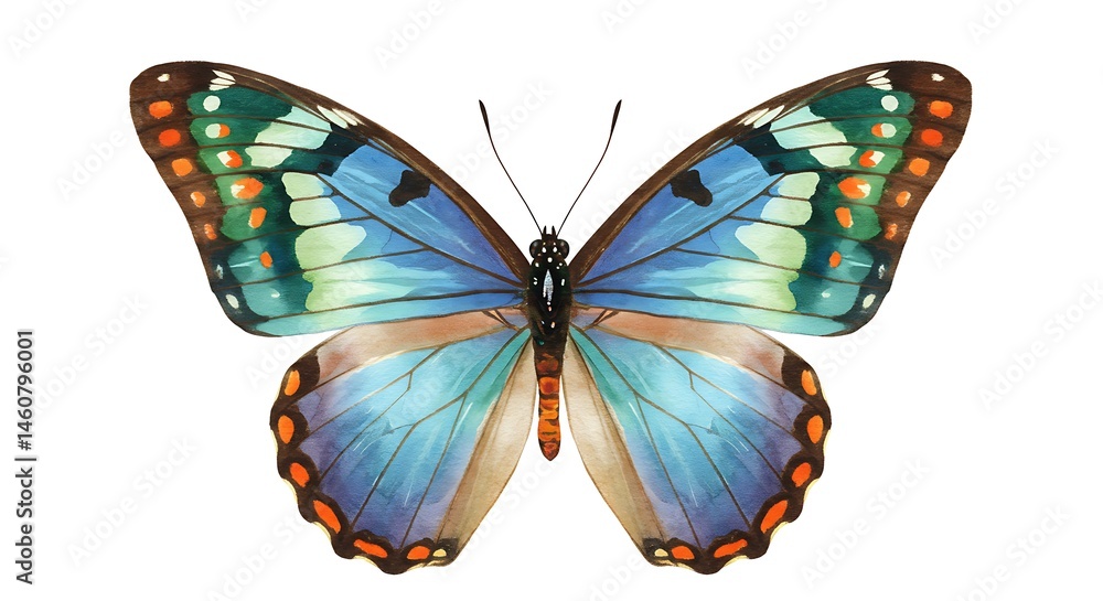 Obraz premium Celestial Wings: A Painted Dream AI Generated