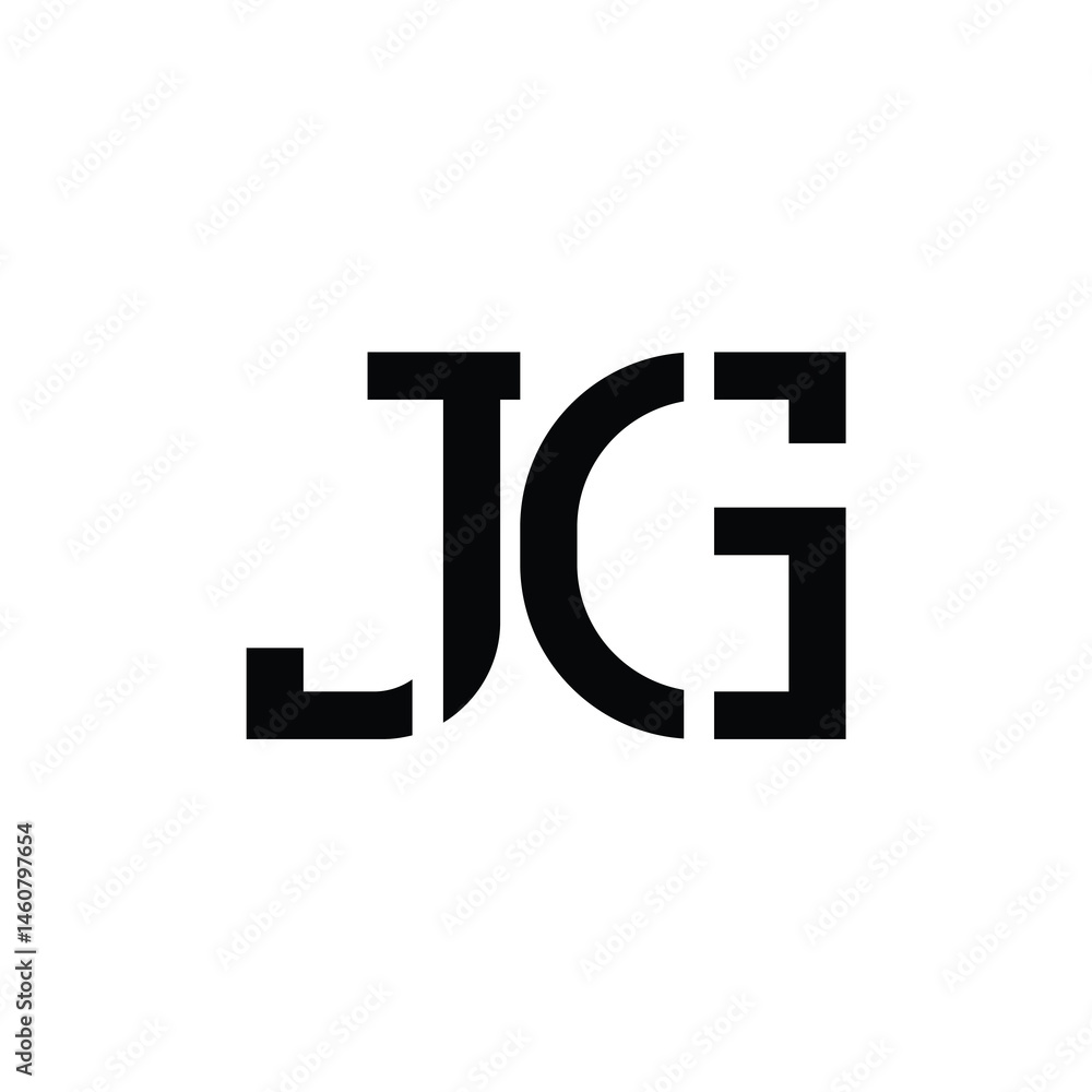JG monogram logo design letter text name symbol monochrome logotype alphabet character simple logo JG monogram logo design letter text name symbol monochrome logotype alphabet character simple logo