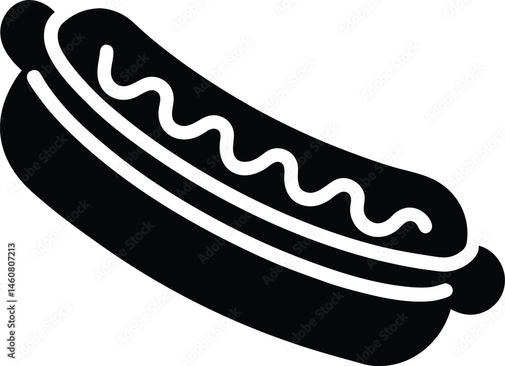 hot dog icon vector illustration hot dog icon vector illustration