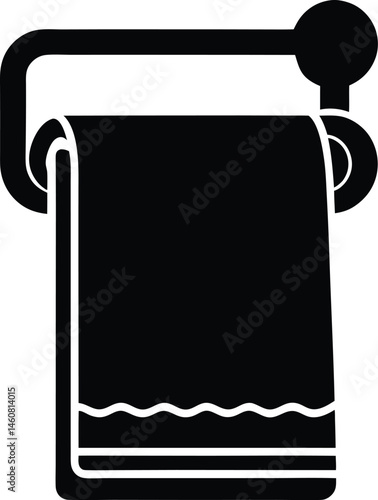 paper towel holder icon vector illustration