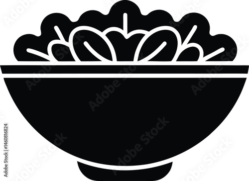 salad bowl icon vector illustration