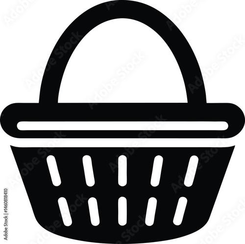 Steamer Basket Icon Vector Illustration