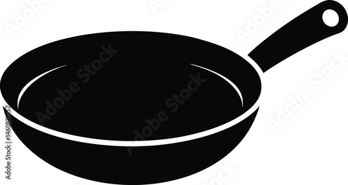 wok pan icon vector illustration