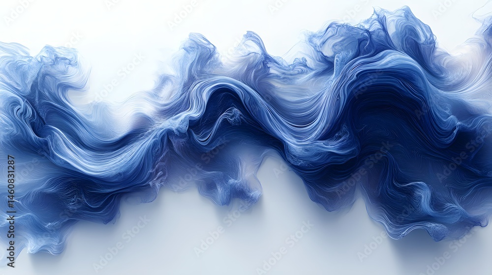 image of a blue wave of liquid on a white surface image of a blue wave of liquid on a white surface