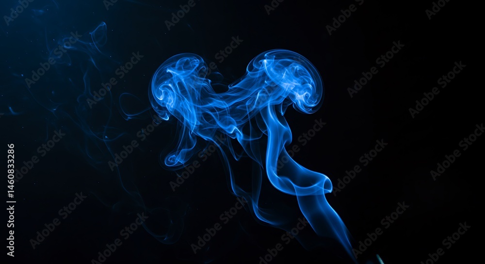 Fototapeta premium Ephemeral Azure AI Generated