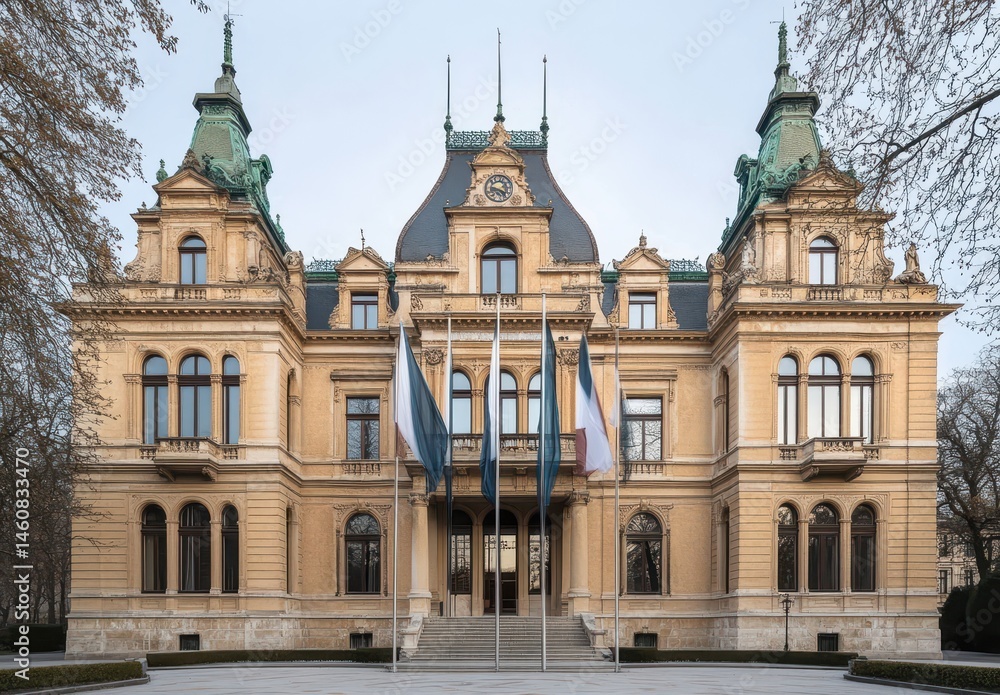 Fototapeta premium Ornate European Building