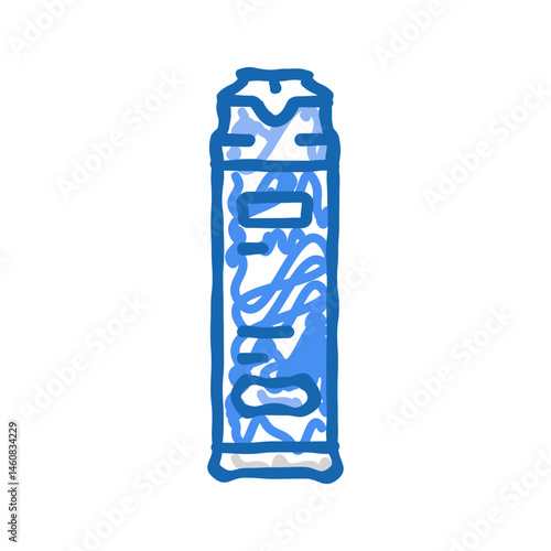 shaving cream hygiene icon doodle illustration