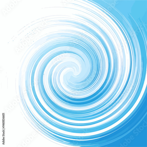 Abstract vortex background with blue and white swirling lines creating a dynamic and modern design suitable for various creative projects