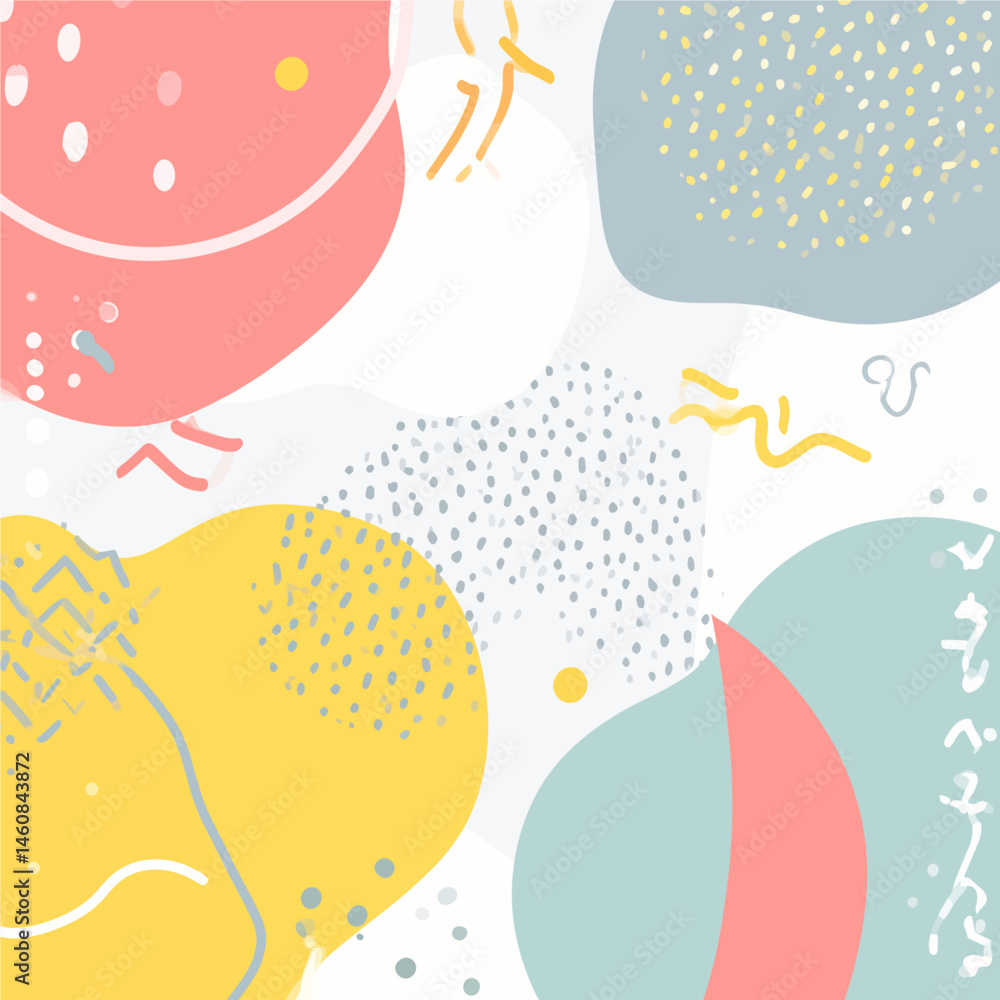 Playful Abstract Background with Geometric Shapes and Vibrant Colors for Creative Designs and Modern Art Projects Playful Abstract Background with Geometric Shapes and Vibrant Colors for Creative Designs and Modern Art Projects