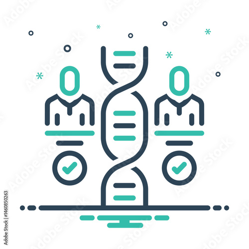 Mix icon for dna matching