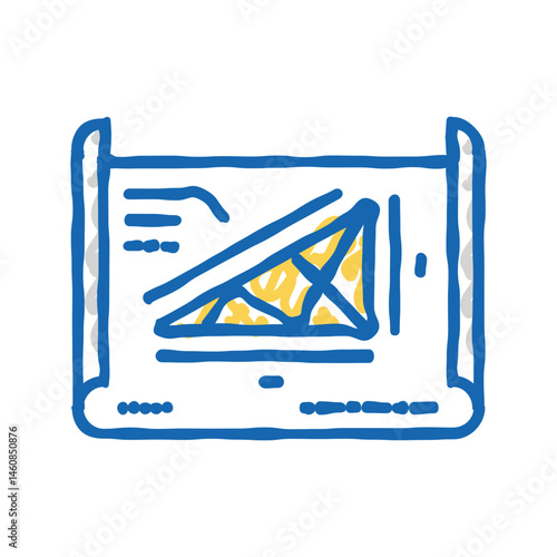 structural drafting architectural drafter icon doodle illustration