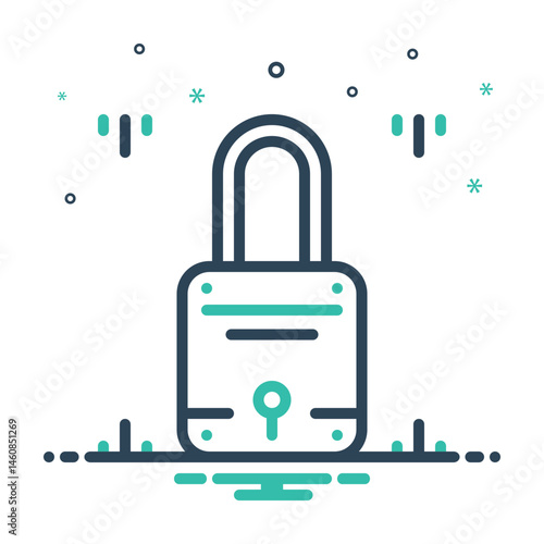 Mix icon for locked