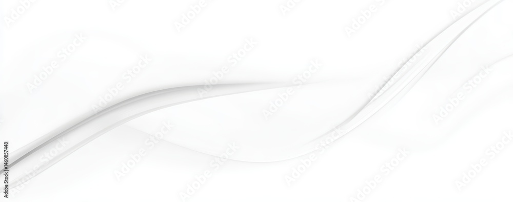 Abstract White Flowing Curves Abstract White Flowing Curves