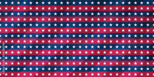 USA Flag Stars Stripes Pattern Background