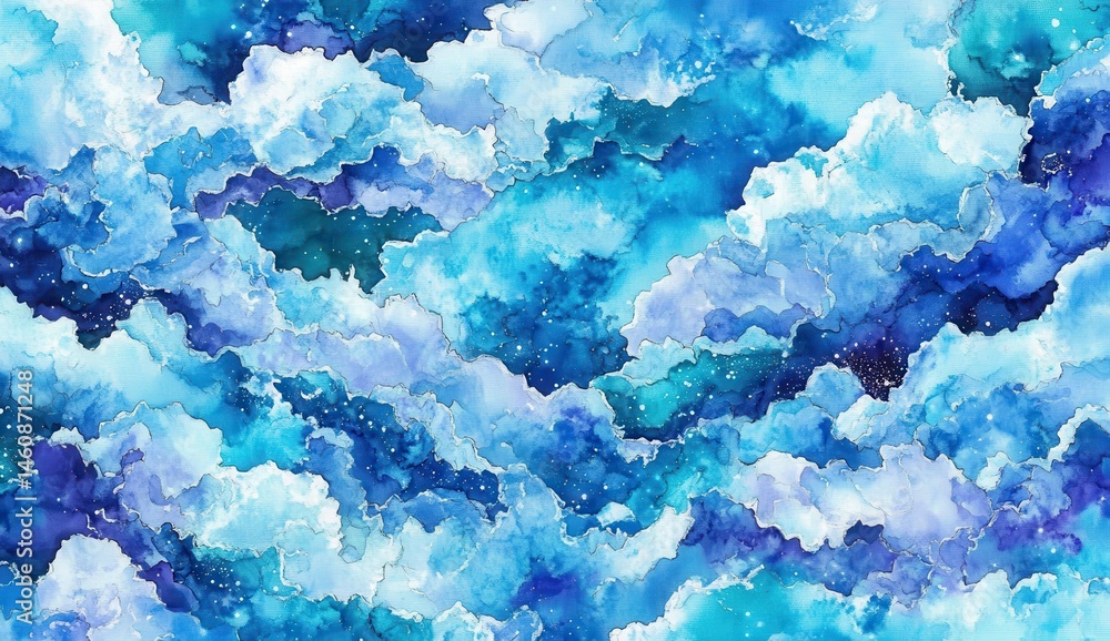 Abstract watercolor cloudscape (1) Abstract watercolor cloudscape (1)