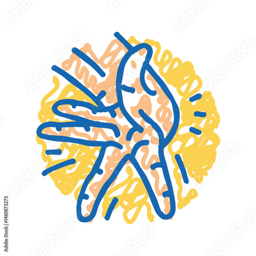 insomnia sleep disturbances disease symptom icon doodle illustration