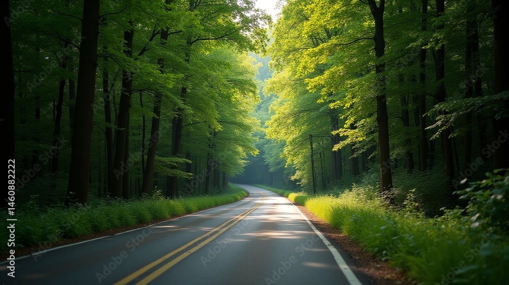 Obraz premium Forest Escape: A Journey of Serenity